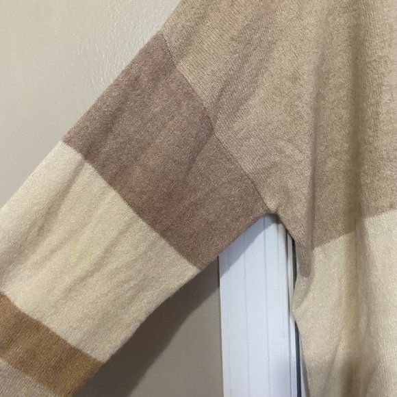 Soft Surroundings Quadro Colorblock Tunic Turtleneck Sweater - Wool Blend - Picture 11 of 11